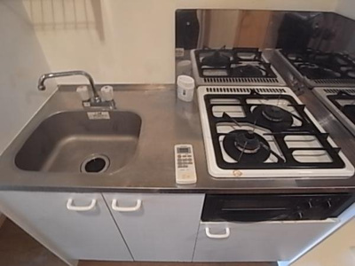 【キッチン】 | クレアシオン南大塚 | システムキッチン（2口ガスコンロ・グリル付）