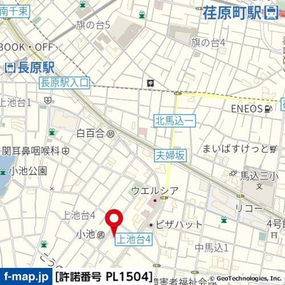 【地図】 | ライオンズマンション上池台第２