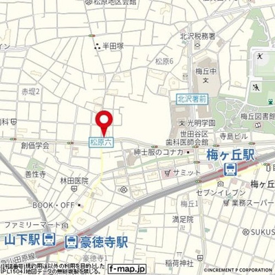 【地図】 | ネオハイシティ豪徳寺