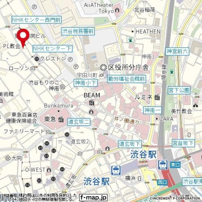 【地図】 | 日興パレス渋谷