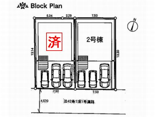 【間取り】 | 【仲介手数料０円】高座郡寒川町岡田第32　新築一戸建て　全2棟 | 2号棟　高座郡寒川町岡田第32　新築一戸建て　全2棟