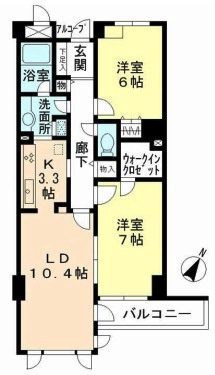 【間取り】 | ウヴラージュ広尾