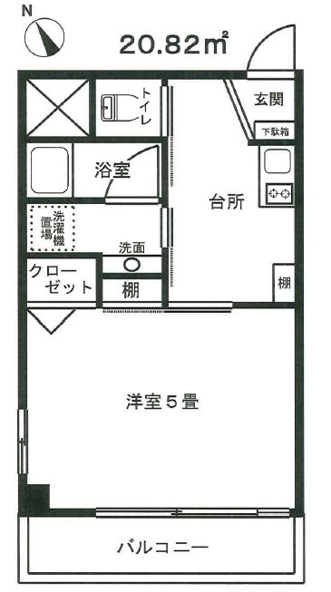 門前仲町杉田ビルの間取り