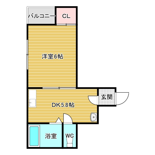 サンライフ菅原の間取り
