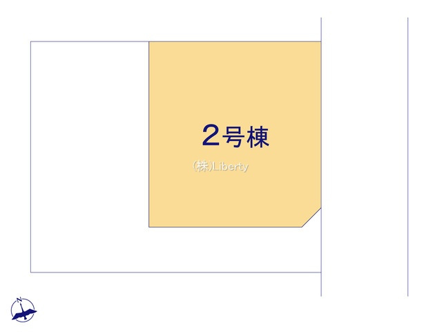 取手市戸頭16期　新築戸建　2号棟の区画図