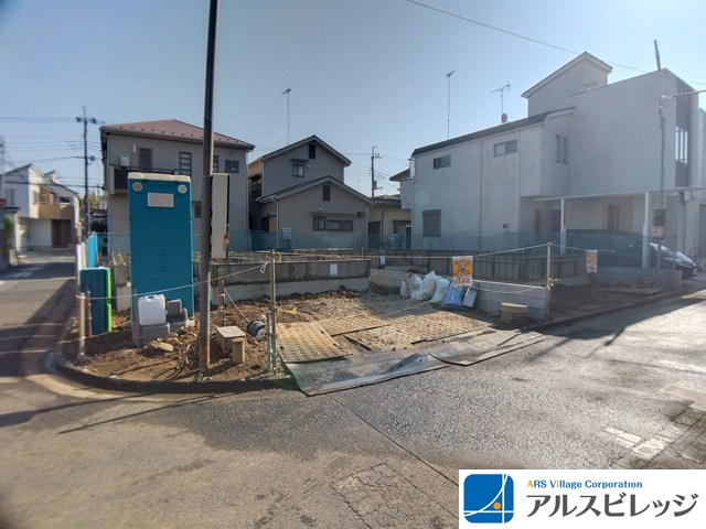 新築/ふじみ野市元福岡2丁目　3期全2棟の前面道路含む現地写真