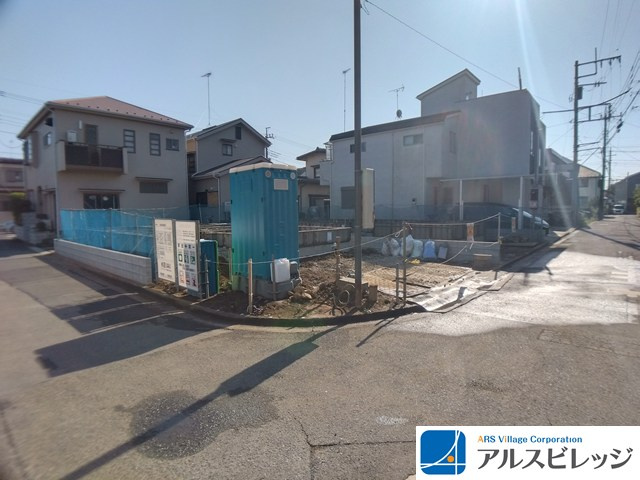 新築/ふじみ野市元福岡2丁目　3期全2棟の前面道路含む現地写真