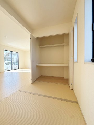 新築戸建・新築建売　福島市方木田字上原【長期優良住宅】吉井田小・福島一中の和室|用途に応じてアレンジのできる洋風も取り入れた和室！