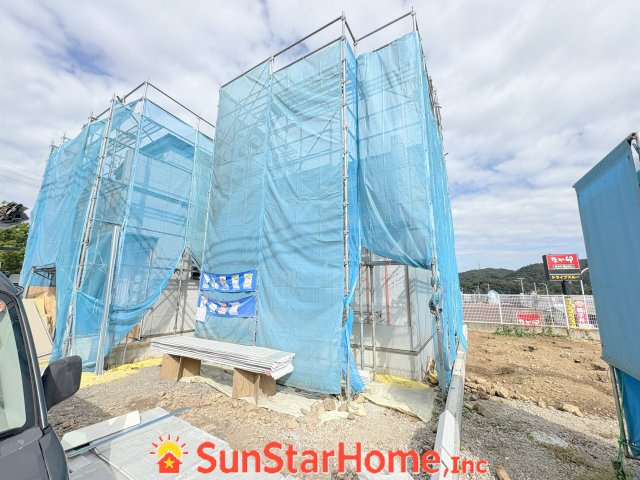 【サンスターホーム】あきる野市瀬戸岡　新築8号棟の外観