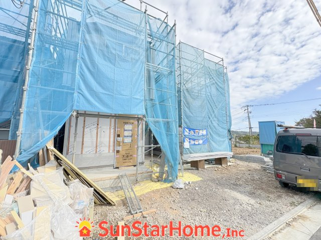 【サンスターホーム】あきる野市瀬戸岡　新築8号棟の外観