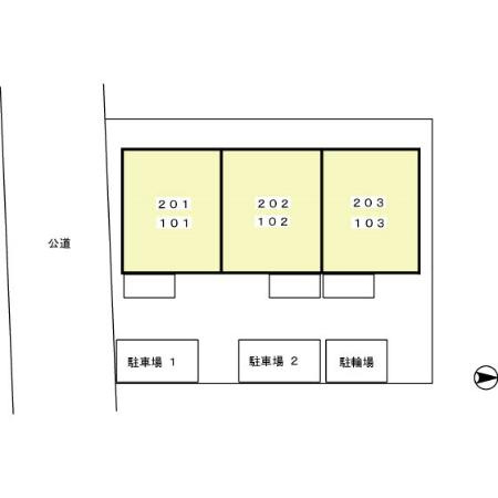 パークヒルズの区画図