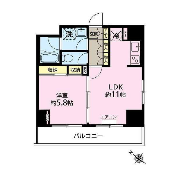 １LDKの間取り♪