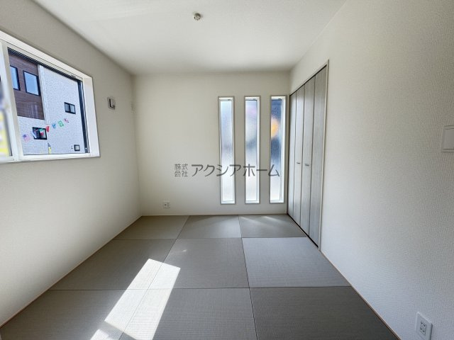 東村山市秋津町4丁目・全7棟　新築一戸建　3号棟の和室|和室4.5帖
