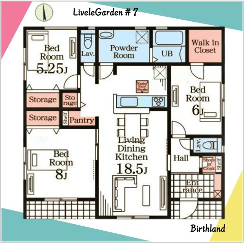 新築戸建・建売　太田第14下田島町　Livele Garden　全8棟