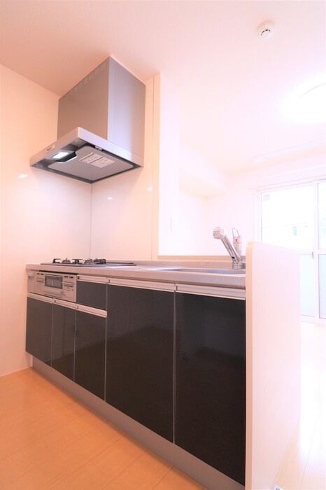 久留米市東櫛原町のアパートのキッチン|お料理しやすいキッチンです