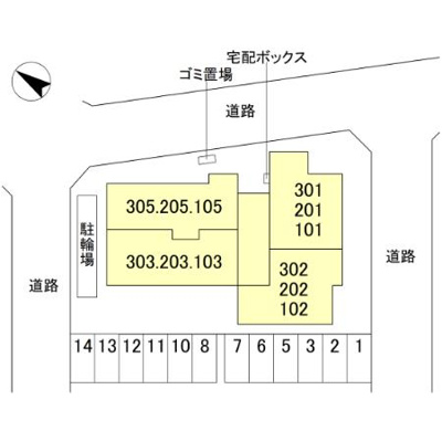 【区画図】 | マルシェル館浦和美園