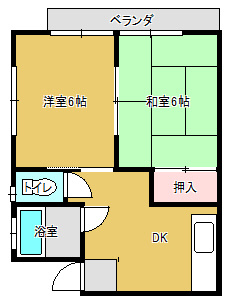 メゾンヤマモトの間取り