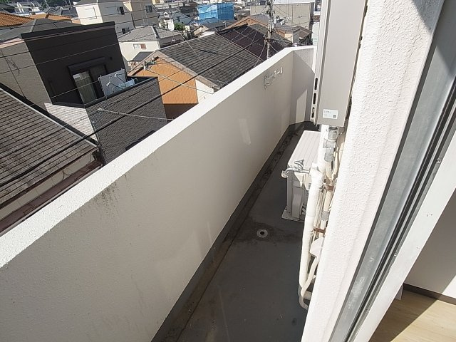 グランディール夢野のバルコニー|日当たりの良いバルコニー