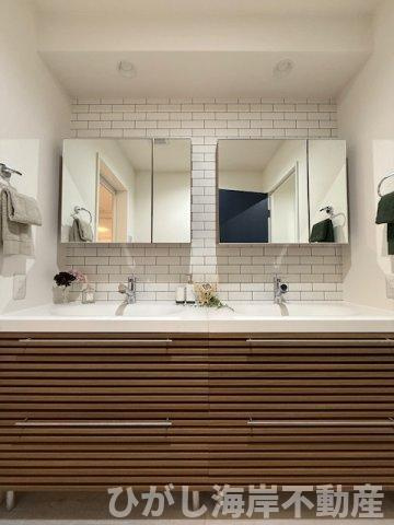 中銀茅ヶ崎マンシオンの独立洗面台|新規リフォーム完了！　洗面化粧台