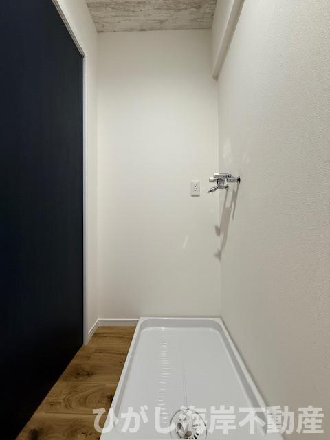 中銀茅ヶ崎マンシオンのランドリースペース|新規リフォーム完了！　洗濯機置場