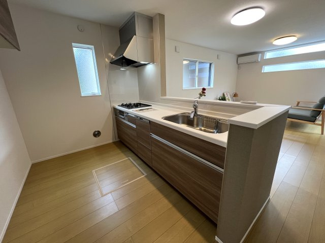 びっくり！クリビツ！久比里2【新築未入居】戸建のキッチン|きれいなキッチンです