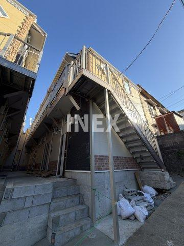 横浜市西区境之谷のアパートの外観