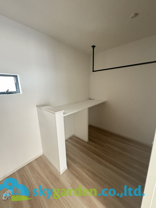 藤沢市片瀬6期　新築戸建　全2棟1号棟のランドリースペース