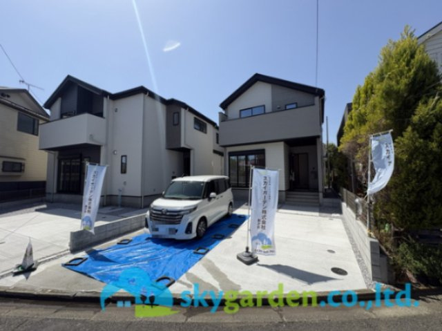 藤沢市片瀬6期　新築戸建　全2棟1号棟の外観|物件の外観です
