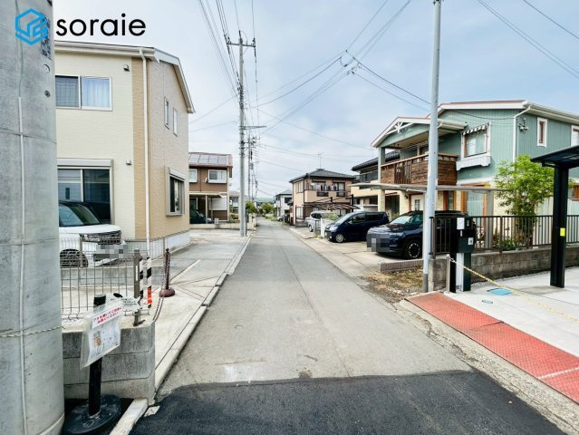 入間小谷田22期　新築戸建て　ハートフルタウンの前面道路含む現地写真|4/24撮影