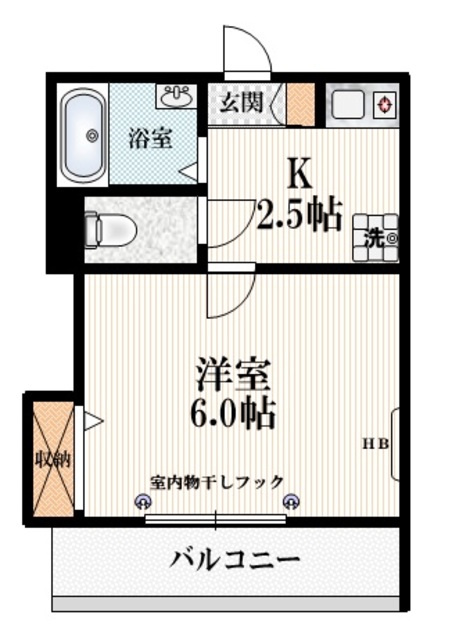 メゾンドルチェの間取り|★人気のバストイレ別★