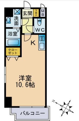 【間取り】 | リヴェール渡辺通南