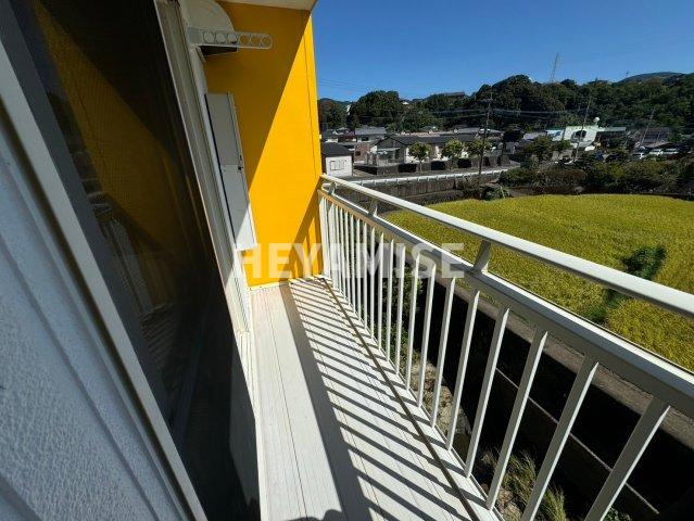 フロンティアB棟のバルコニー|※同物件同室タイプの写真でございます※現況を優先します※