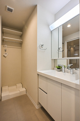 【独立洗面台】 | ジェイパーク文京白山 | 朝の身支度には欠かせない独立洗面化粧台です