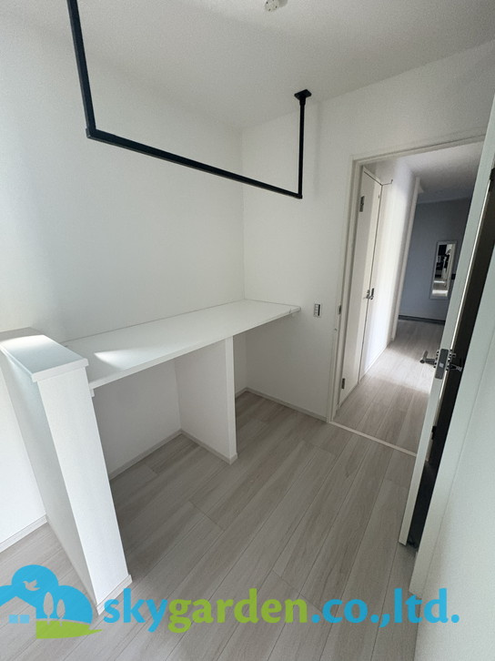 藤沢市片瀬6期　新築戸建　全2棟2号棟のランドリースペース