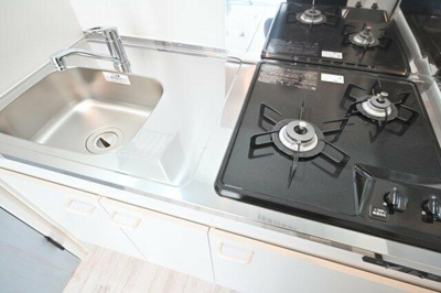 【キッチン】 | グランドパーク堀切 | 2口ガスコンロ 