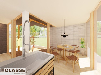 【完成予想図】 | 宇治市宇治塔川　売土地　建築条件付き | 弊社標準仕様（アトリエスタイルハウス仕様）では、耐震等級3相当が標準です。間取りにもよりますので、設計士に確認しながら、ご希望の間取りとの兼ね合いで考えていきましょう。