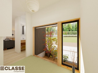 【完成予想図】 | 宇治市宇治塔川　売土地　建築条件付き | 弊社は、気密測定器を保有しており、自社での気密測定を実現しております。気密処理をし、気密測定まで標準でさせていただいております。