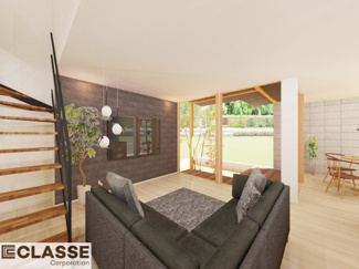 【完成予想図】 | 宇治市宇治塔川　売土地　建築条件付き | 弊社は、気密測定器を保有しており、自社での気密測定を実現しております。気密処理をし、気密測定まで標準でさせていただいております