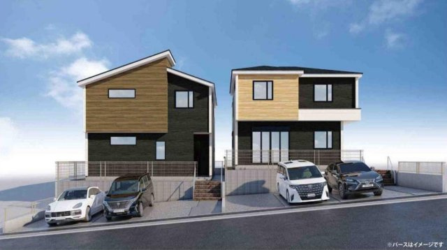 横浜市青葉区桜台 新築戸建て【仲介手数料無料】カースペース2台