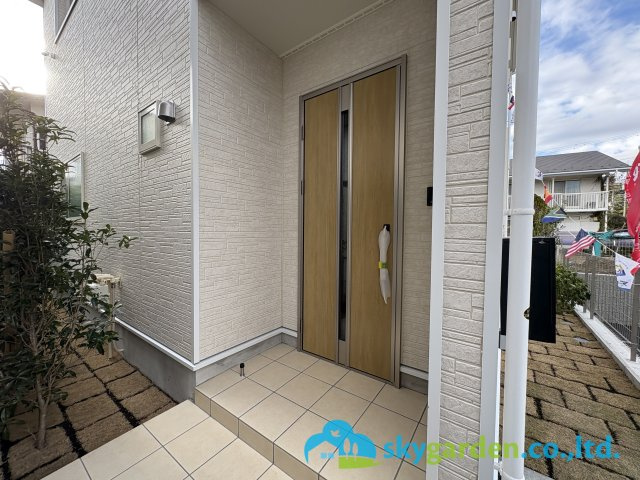 鎌倉市今泉台第5　新築戸建　全1棟1号棟の前面道路含む現地写真|令和7年11月7日撮影（工事中）