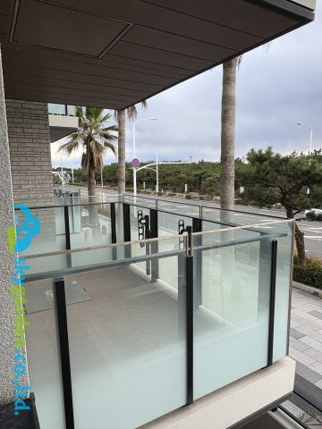 クリオ鵠沼海岸グランロワのバルコニー