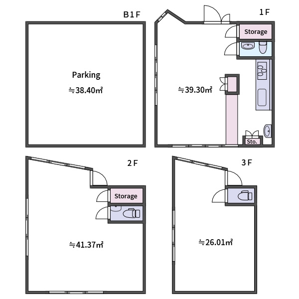 DC柏町ビルの間取り