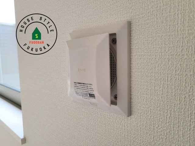 福岡市東区青葉6丁目第1-2棟（B号棟）の冷暖房・空調設備|24時間換気　常に換気し、部屋の空気の入れ替えが可能です。