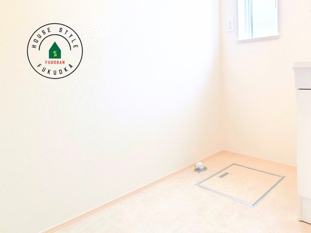 福岡市東区青葉6丁目第1-2棟（B号棟）の内観：施工例|ランドリースペースとなります。広々して有効的にご使用できます。 