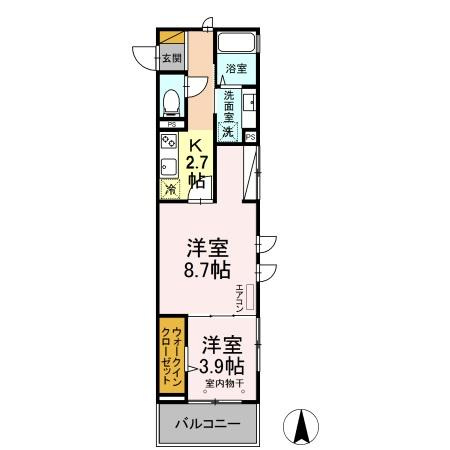 ベル フロレゾンの間取り