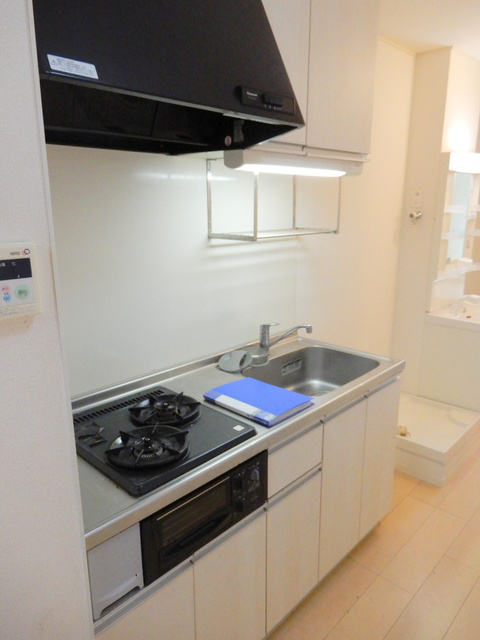 Del　Sole　OYAMADAIのキッチン|グリル付ガス２口システムキッチン