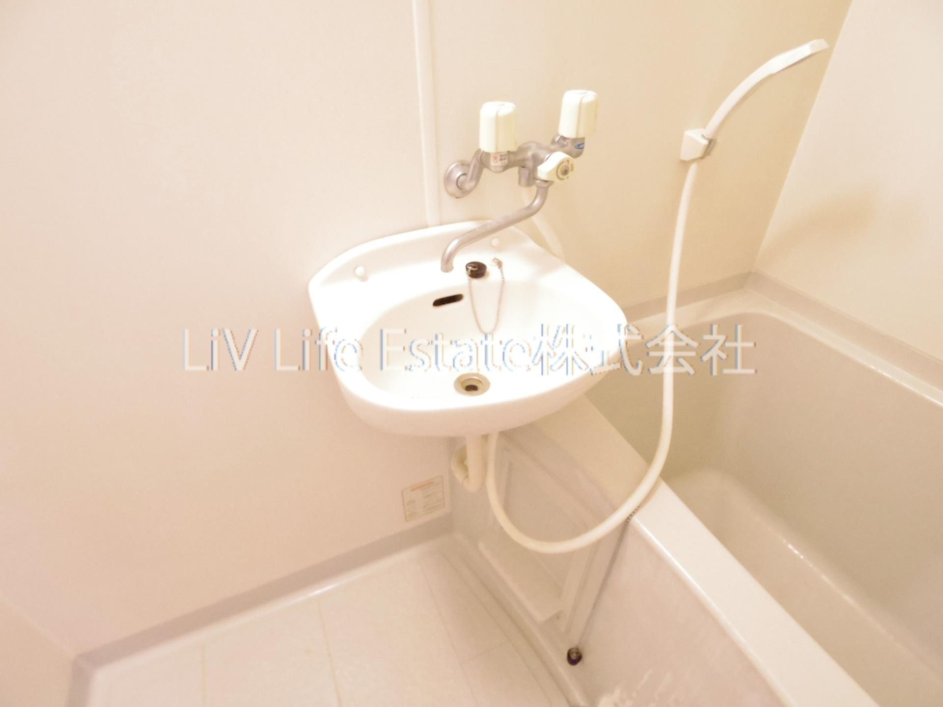 ドミールA棟の洗面所