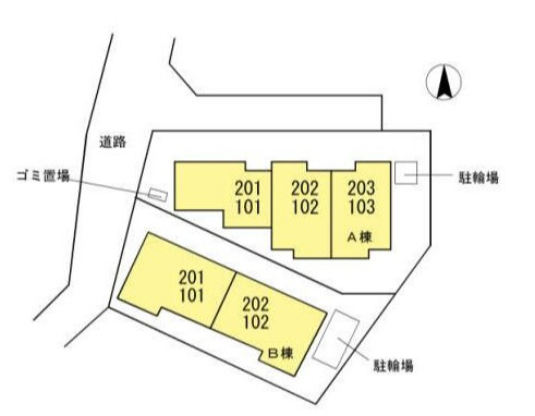 Reveur　Constellation　Ⅱ番館の区画図