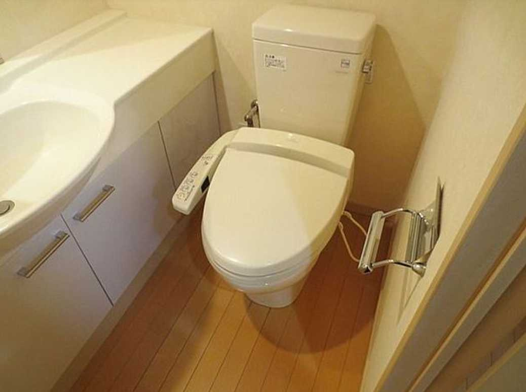 スペーシア池尻大橋　ペット相談　駅近　オートロック　敷金0のトイレ