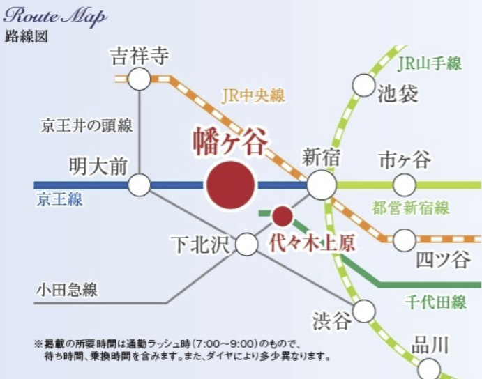 ＡＩＦＬＡＴ渋谷西原の地図